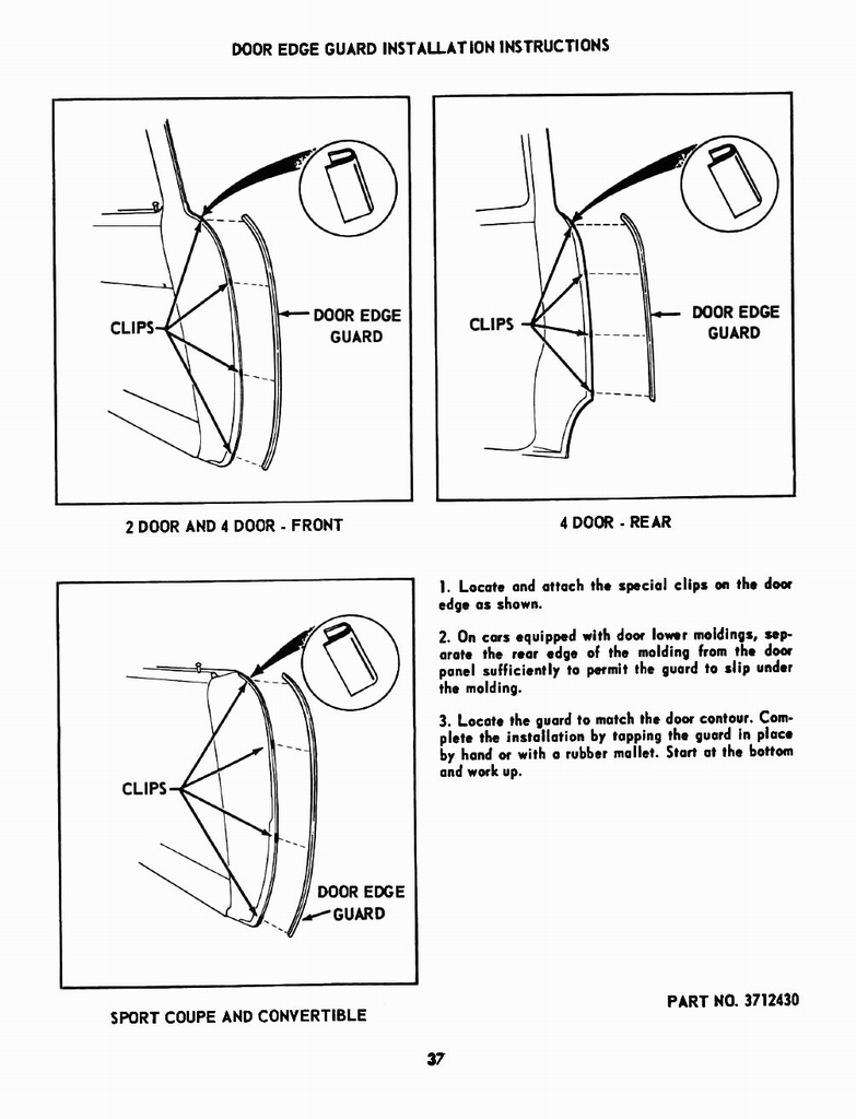 1955 Chevrolet Accessories Manual Page 2
